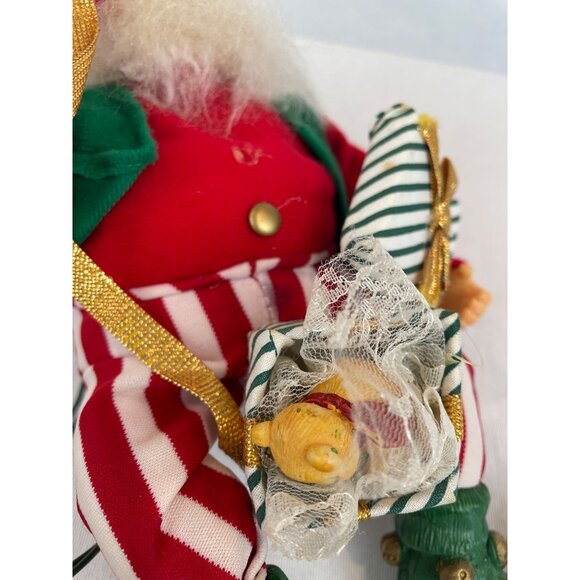 Vintage Animated Santa Bear in Gift Box FOR PARTS OR REPAIR F - Picture 9 of 10